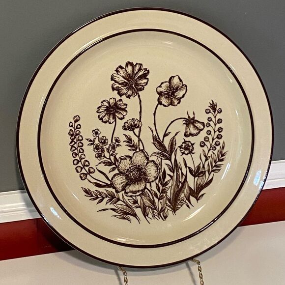 Vintage Design Four Sango Indian Summer Stoneware Plate/Platter - Picture 1 of 4